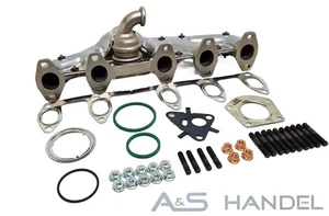 Abgaskrümmer VW T5 2.5 2,5 TDI AXD AXE BLJ 070253017A Exhaust Manifold Krümmer - Bild 1 von 6