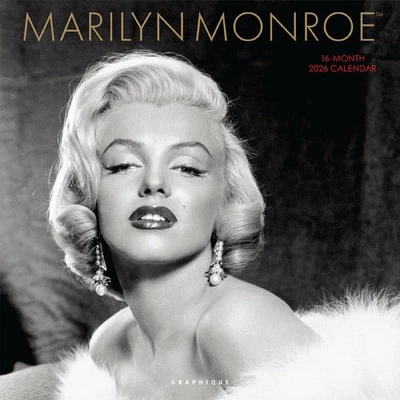 GRAPHIQUE DE FRANCE Graphique Marilyn Monroe 2026 12 x 12 Wall Calendar