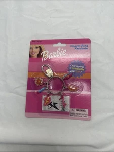 Vintage Barbie Charm Ring Keychain - Picture 1 of 2