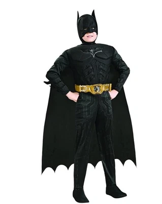 Niños Rubíes DC El Caballero Oscuro Batman Halloween Disfraz Niño Mediano 8-10 niños Foto 1 de 4
