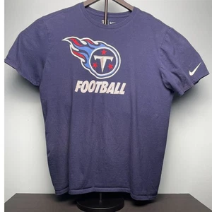 Nike “The Nike Tee” Tennessee Titans XL Shirt Blue Flame Logo Football Fan Gear - Picture 1 of 6