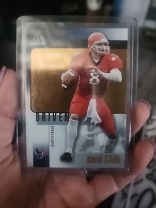 2002 Pacific Adrenaline David Carr #13 Driven Gold Foil Car Pun Football Card - Picture 1 of 4