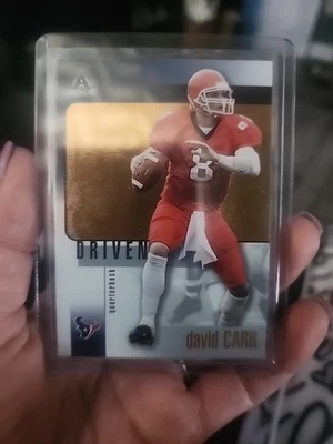 2002 Pacific Adrenaline David Carr #13 Driven Gold Foil Car Pun Football Card - Image 1 of 4