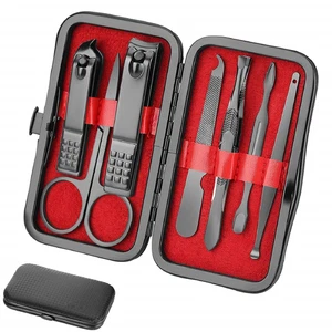 Set Manicure Uomo Strumenti Cura Personale Accessori Tagliaunghie Dita e Punta Ki - Foto 1 di 13