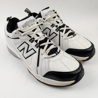 New Balance 608v3 Zapatos Para Hombre Talla 11.5 Blanco Negro Entrenamiento Cruzado Papá MX608V3S Foto 1 de 4