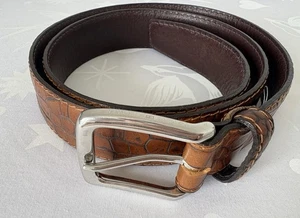 Tommy Hilfiger Gürtel, Braun, Krokoleder, 103cm - Bild 1 von 3