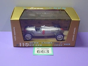 BRUMM R110 1/43 Auto Union type C 16 1936 twin wheel #6 Boxed - Picture 1 of 6