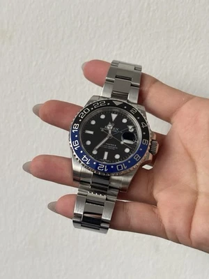 Rolex GMT-Master II BATMAN Blue Black Steel Ceramic OYSTER 40mm 116710BLNR (16) - Image 1 of 4