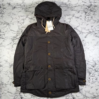 Chaqueta de Cera Parka BARBOUR Para Hombres Rústica Marrón Juego TALLA MEDIANA NUEVA CON ETIQUETAS Auténtica Encerada Foto 1 de 4