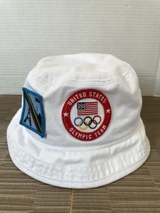 Fischerhut US Olympia Team weiß von New Era mit Frankreich Patch sehr gepflegt L/XL - Bild 1 von 11