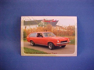 1973 Chevy VEGA GT Kammback Station Wagon collector card from set--brand new 73 - Bild 1 von 1