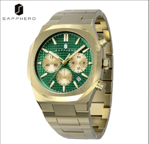 Orologio da polso orologio da uomo impermeabile quarzo uomini lusso orologi acciaio inox sport - Foto 1 di 23