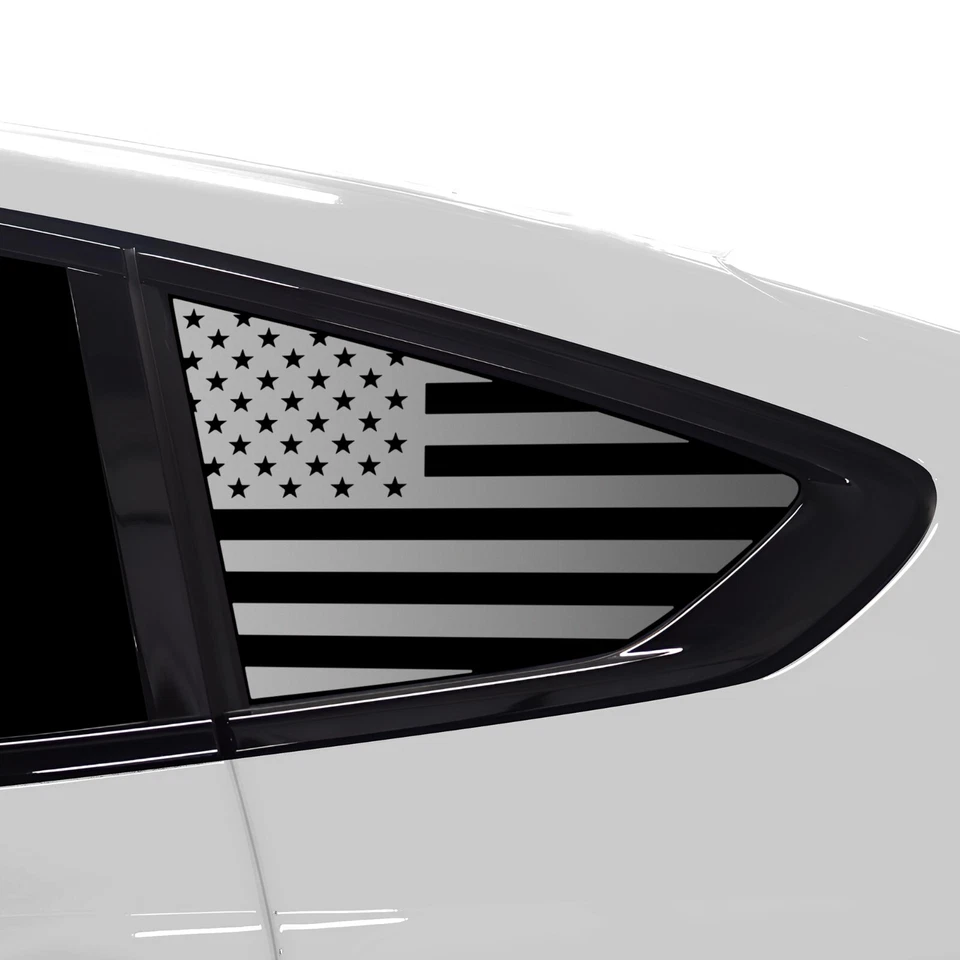 Se adapta a BMW X6 2019-2023 Cuarto Ventana Bandera Americana Calcomanía Adhesiva Foto 1 de 4
