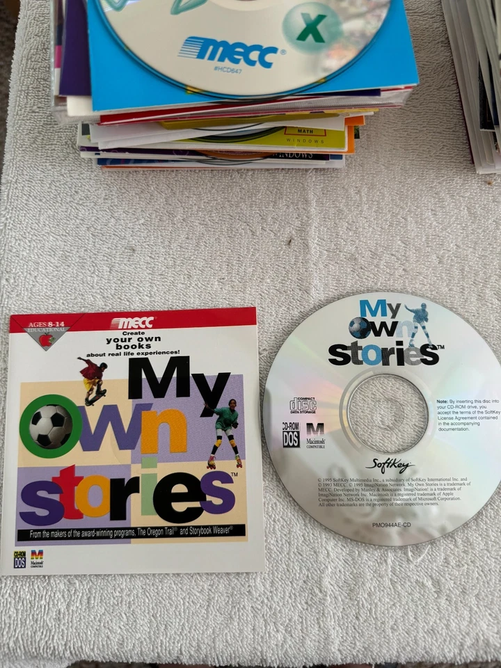 My Own Stories CD-ROM For Macintosh & MS-DOS - 1995 - Image 1 of 1