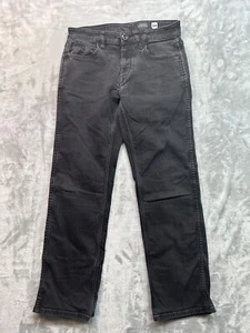 Volcom Mens Sz 28x28 Designer Black Jeans Modown Relaxed Straight Street Skate - Picture 1 of 15