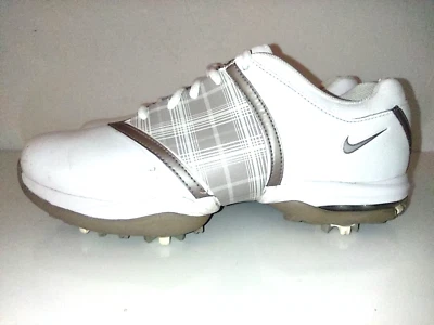 Nike Air Embellish Golf Shoes Saddle Oxford Womens Size 8.5 Reversible Tartan - Image 1 of 4
