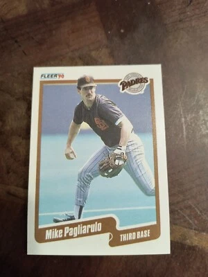 MIKE PAGLIARULO 1990 FLEER #163 FREE SHIPPING - Image 1 of 2