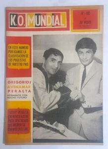 GREGORIO & AVENAMAR PERALTA - BOXEO Original K.O. MUNDIAL 782 - Argentina 19678 - Imagen 1 de 2