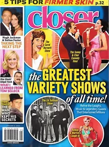 CLOSER MAGAZINE - JANUARY 6, 2025 - THE GREATEST VARIETY SHOWS OF ALL TIME! - Picture 1 of 1