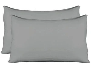Stretch Jersey Pillow Cases with Invisible Zipper Universal Size fit All King... - Picture 1 of 3