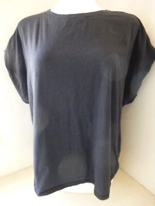 Camiseta Nuuds Top Mujer XL Muscular Negra Manga Gorra Activa Atlética Minimalista Camisa - Imagen 1 de 13