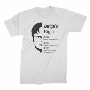 Dwights Rights Shirt Dwight Schrute Shirt - Picture 1 of 12