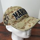 U.S. Marine Camo Embroidered Hat Adjustable Camouflage