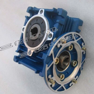 NMRV 040-63B14 Flange Worm Gearbox AC 0.18KW 1400RPM Aluminum Alloy High Torque