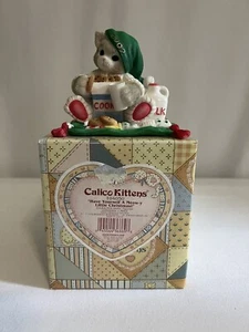 2002 Enesco Calico Kittens 104050 "Have Yourself A Meow-y little Christmas" P Hi - Picture 1 of 6