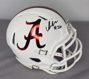 Jam Miller SIGNIERTER Alabama Football Mini Helm mit BAS Beckett Echtheitszertifikat ~ Jamarion - Bild 1 von 6