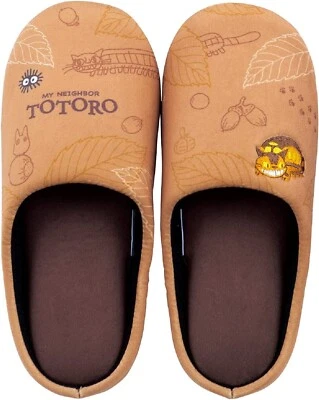My Neighbor Totoro Slippers Acorn Cat Bus 24cm Room Shoes Studio Ghibli New - Image 1 of 4