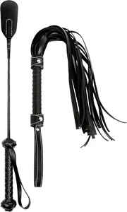 ' Horse Crop 18'' Whip 33'' Equestrian Horse Crop Whip Leather Horse Whip - Crop - Picture 1 of 9