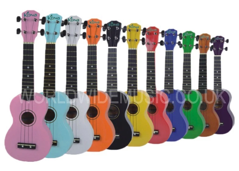 Kona 21 Soprano Ukuele in a Choice of Colours includes a lightweight carry bag - Image 1 of 1