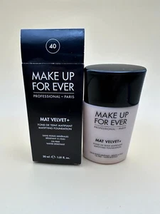 NEW MAKE UP FOR EVER Matte Velvet+ # 40 30ml Foundation discontinued - Picture 1 of 2