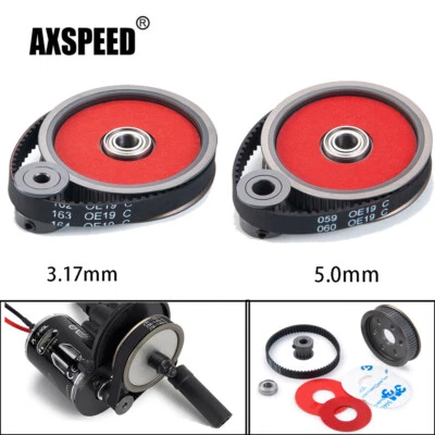 AXSPEED Für RC 1:10 RC Axial SCX10 3.17/5mm Riemenantrieb Getriebe Transmission - Bild 1 von 4