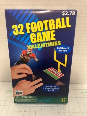 Tarjetas de Intercambio Día de San Valentín (Caja de 32) Juego de Fútbol San Valentín ¡NUEVO!! Foto 1 de 2