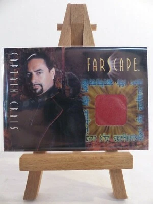 Farscape Season 2 costume relic trading card CC8 Lani Tupu as Captain Crais -red - Image 1 of 3