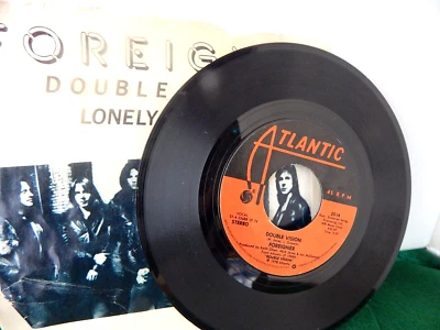 FOREIGNER "DOUBLE VISION / LONELY CHILDREN"    45 RPM REC   (SL40) - Image 1 of 2