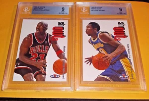  1998 Hoops Shout Outs Complete Set - Kobe Bryant BGS 9 - Michael Jordan 9  - Picture 1 of 12