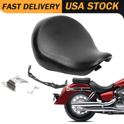 Black Front Rider Driver Seat Pillion Cushion For Honda Shadow Aero VT750C 04-13 Foto 1 de 4