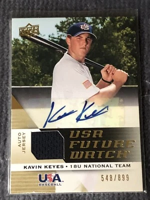 2009 Upper Deck Signature Stars USA Future Watch Jersey /899 Kavin Keyes Auto - Image 1 of 3