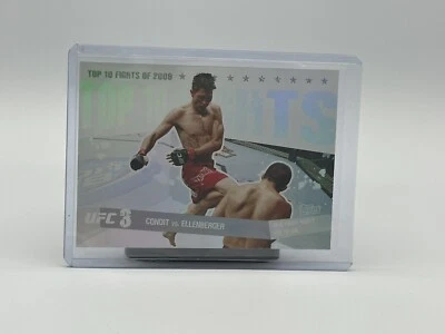 2010 TOPPS MAIN UFC EVENT TOP 10 FIGHTS INSERT CARLOS CONDIT JAKE ELLENBERGER #9 - Image 1 of 2