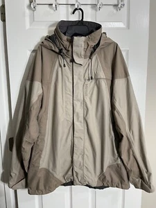 Marmot Men's Ski Jacket L GORE-TEX Waterproof Winter Coat Beige Hooded Size L - Picture 1 of 20