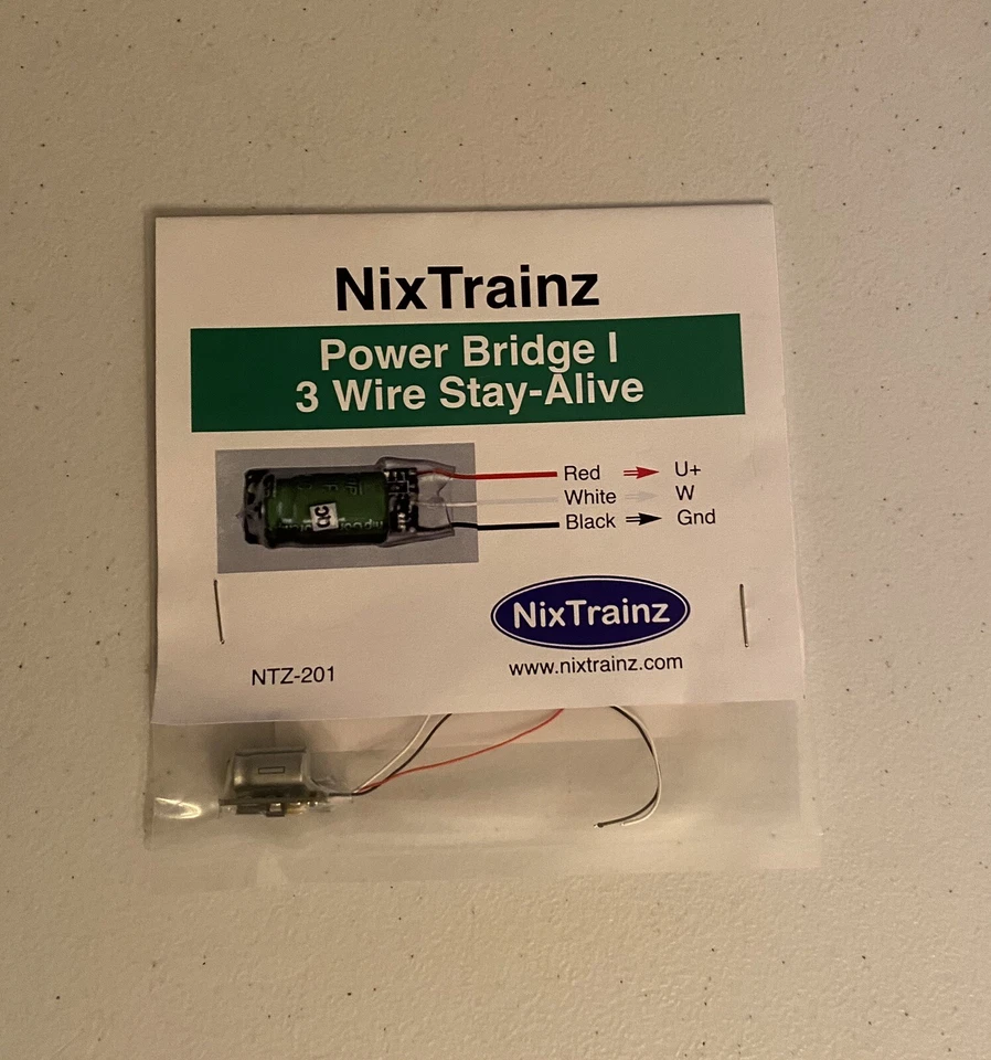 NixTrainz Power Bridge I 3 Wire Stay Alive NTZ -201 - Image 1 of 1