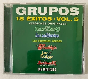 GRUPOS 15  EXITOS VOL.5, FEAT, LOS TERRICOLAS,LOS CHICANOS,2005 MEXICAN CD ALBUM - Picture 1 of 3