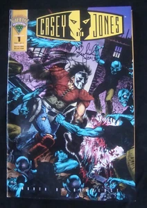 TMNT CASEY JONES NORTH BY DOWNEAST 1 & 2 MIRAGE Signed Eastman & Laird w/ Sketch - Picture 1 of 6