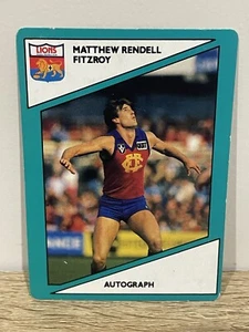 1988 Scanlens Fitzroy Lions Matthew Rendell #103 of 144. - Picture 1 of 2