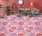 3D Pink Peony B2858 Floor WallPaper Murals Floor Print Decal UK Vera 2023