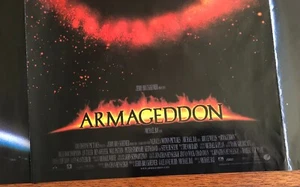1998 ARMAGEDDON “Double sided Movie Poster. Measures 51" wide x 21 " tall. - Picture 1 of 12