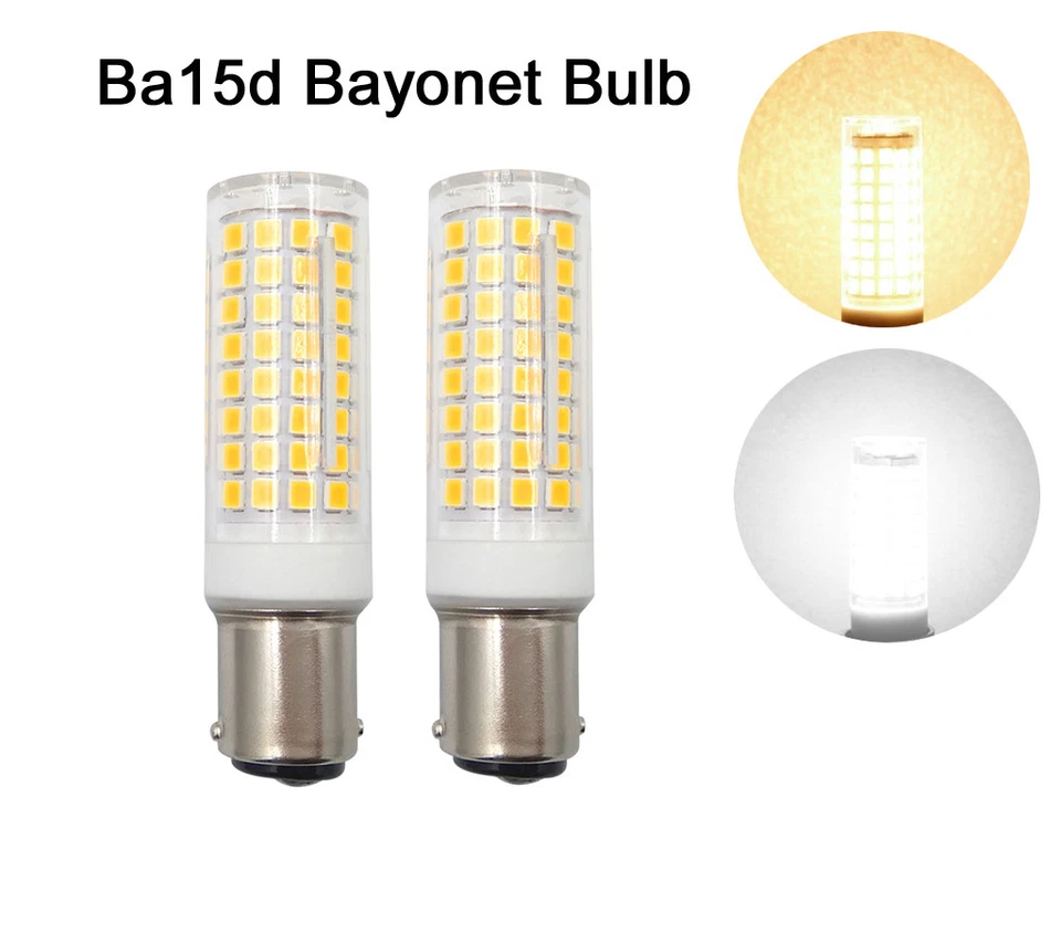 10pcs Ba15d B15D Led Bulb 102-2835SMD LED 7W 110V/220V Ceramics Light White/Warm - Image 1 of 4